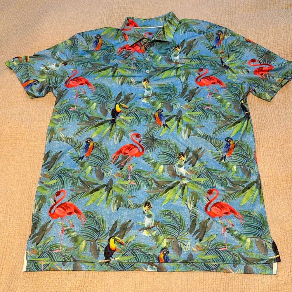Johnnie-O golf polo - Size Large